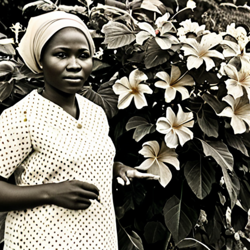 치마만다 응고지 아디치에 작품 분석 - *Half of a Yellow Sun***

"A sepia-toned photograph depicting a fully clothed woman, Orianne, in 196...