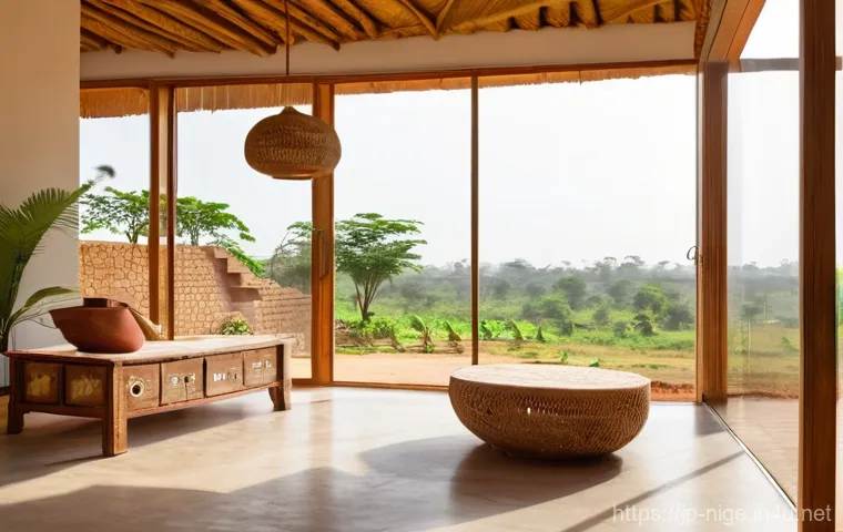 나이지리아의 현대 건축물 - **Prompt 1: Dynamic Lagos - A Future Shaped by Mega-Projects**
    "An aerial, wide-angle shot of a ...