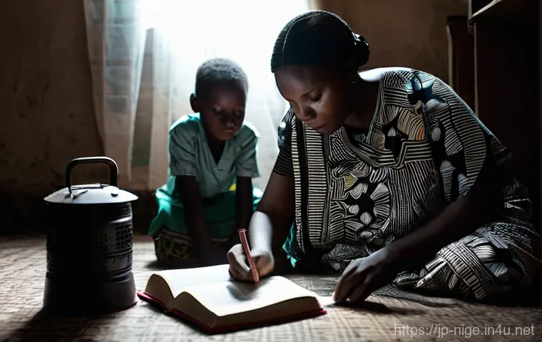 나이지리아 수도 전력 공급 문제 - Prompt 1: Daily Life During a Power Outage**